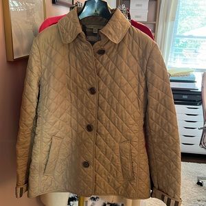 Used Burberry Brit Quilted Jacket Women’s Size Medium